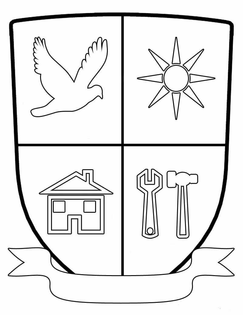 Семейный герб рисунки: для школы, для сада, примеры рисунков, шаблоны, раскраска. как нарисовать семейный герб: 4, 5, 6 класс. что обозначают цвета на гербе: форма, фон, символы герба. рисуем семейный