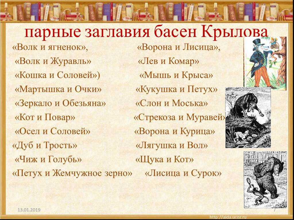 Басни крылова. иван андреевич крылов и его творчество