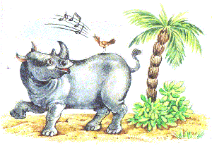 Сказка про носорога, который не мог заснуть - короткая сказка на ночь   Жил-был один