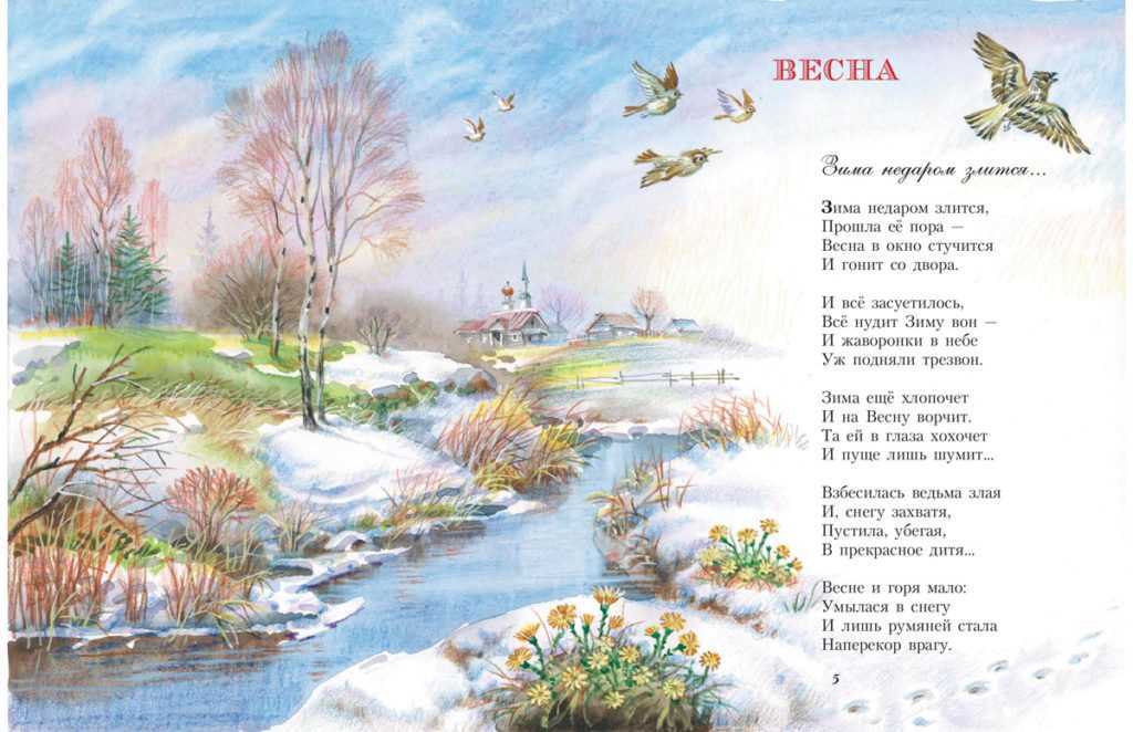 Стихи про весну для детей 6 лет