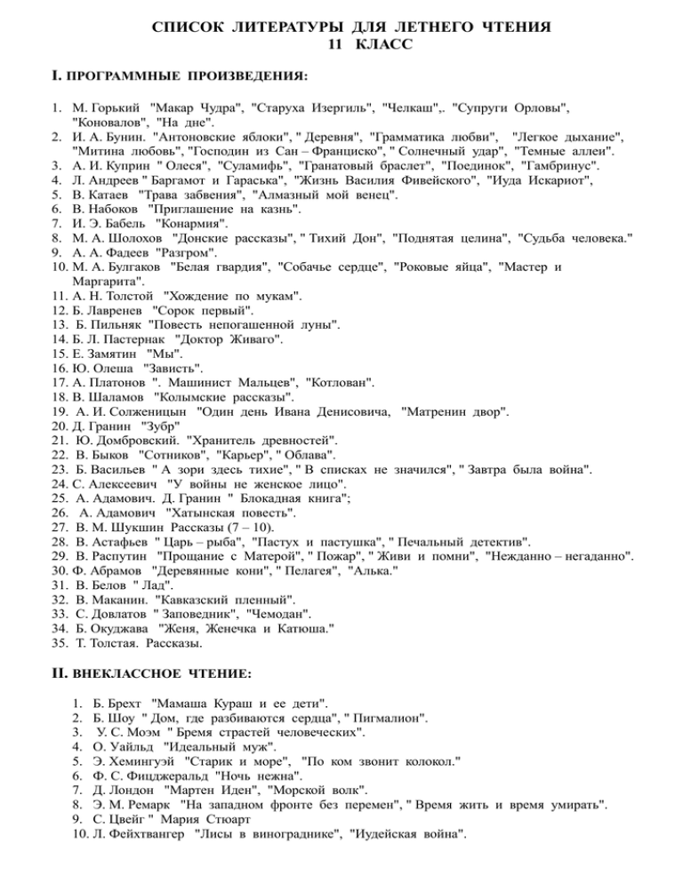 11 класс