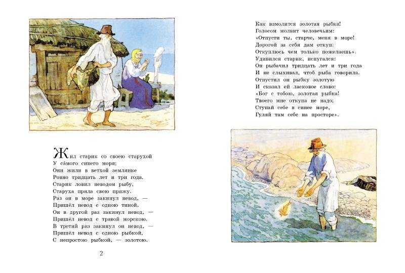 Сказка о рыбаке и рыбке - читать онлайн
