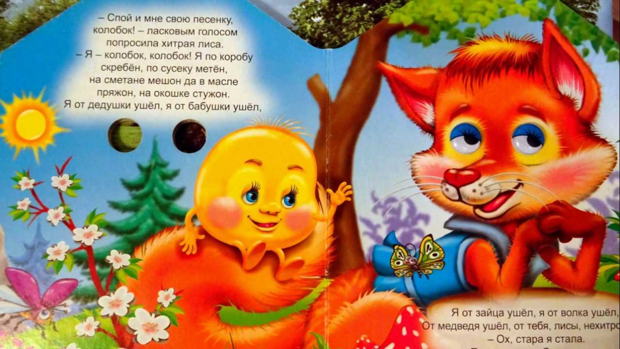 Сказка Колобок рассказывает о том, как бабка спекла деду колобок, а тот взял да и сбежал, но участи быть съеденным не избежалСказка про Колобка встречается в русском и украинском фольклоре, а также имеет аналоги в сказках многих других народов